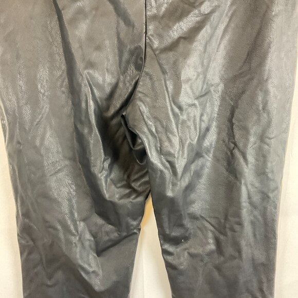 Good American Good Waist Vegan Leather Pants Faux Leather Leggings 5 US 2XL - Picture 9 of 11